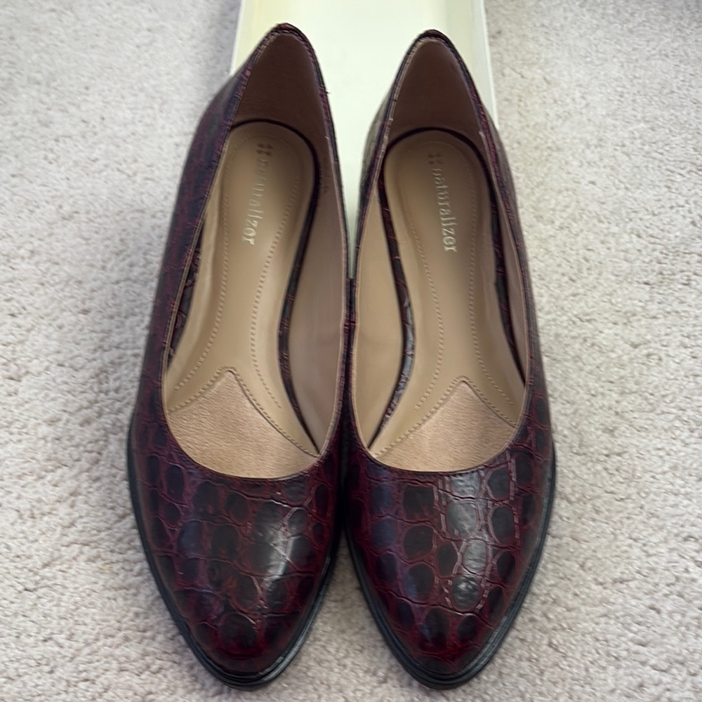 Naturalizer Wine Flats Timeless Elegance